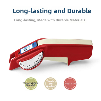 CIDY M1610 Ručni pisač etiketa s matricnim kodiranjem i 3D reljefom | Model M1610, Širina papira 6-9, Težina 0.2