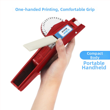 CIDY M1610 Ručni pisač etiketa s matricnim kodiranjem i 3D reljefom | Model M1610, Širina papira 6-9, Težina 0.2