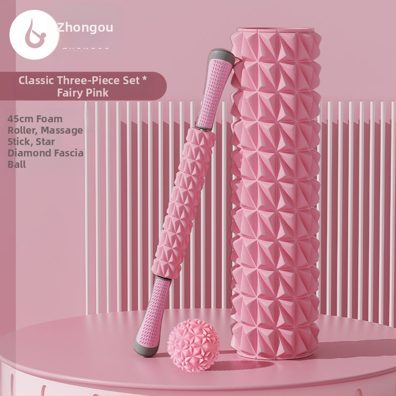 Joga stĺpec Diamant Druhá generácia Dutá osa Penový valec na masáž Prenosný