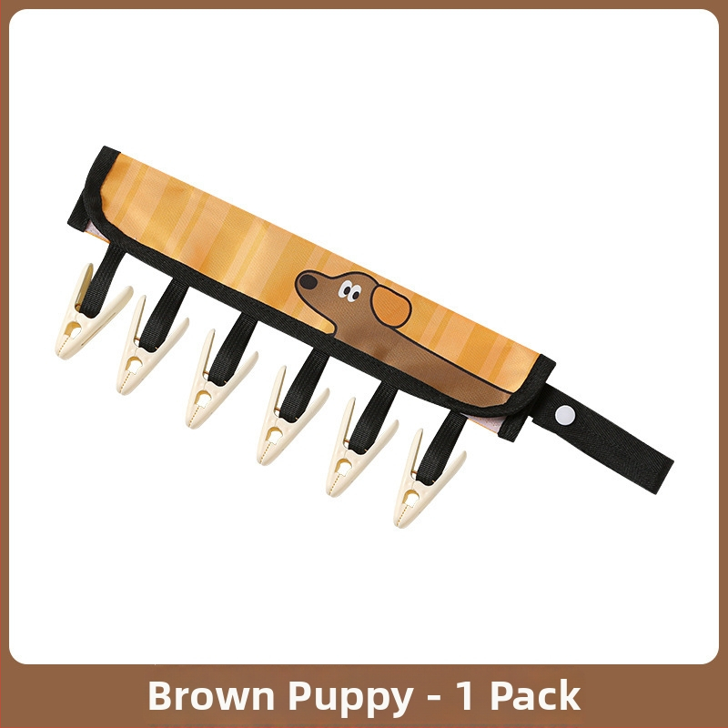 Преносима сгъваема закачалка за сушене на дрехи с клипсове — PP материал, еднополюсна, модерен стил