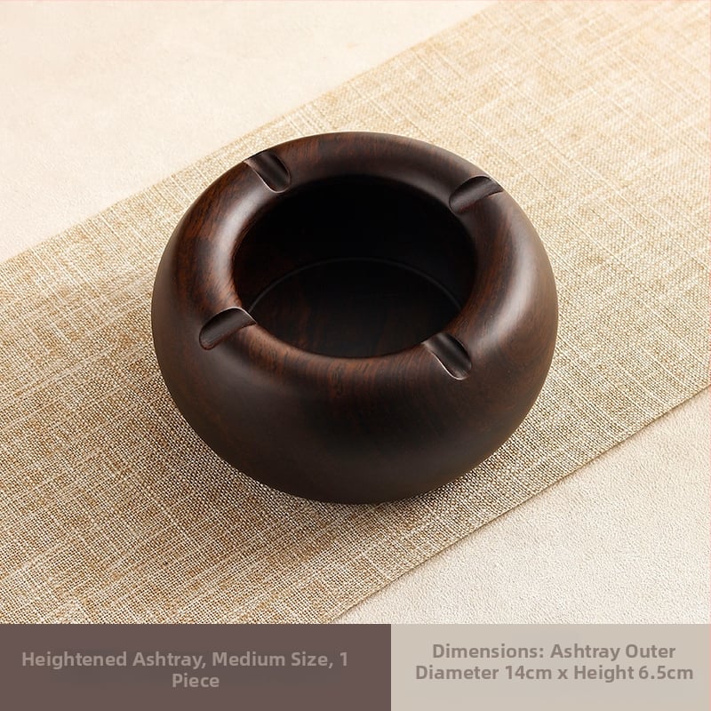 Scrumieră din lemn, stil chinezesc și stil chinezesc nou, cu capac, imprimare logo, 60 bucăți