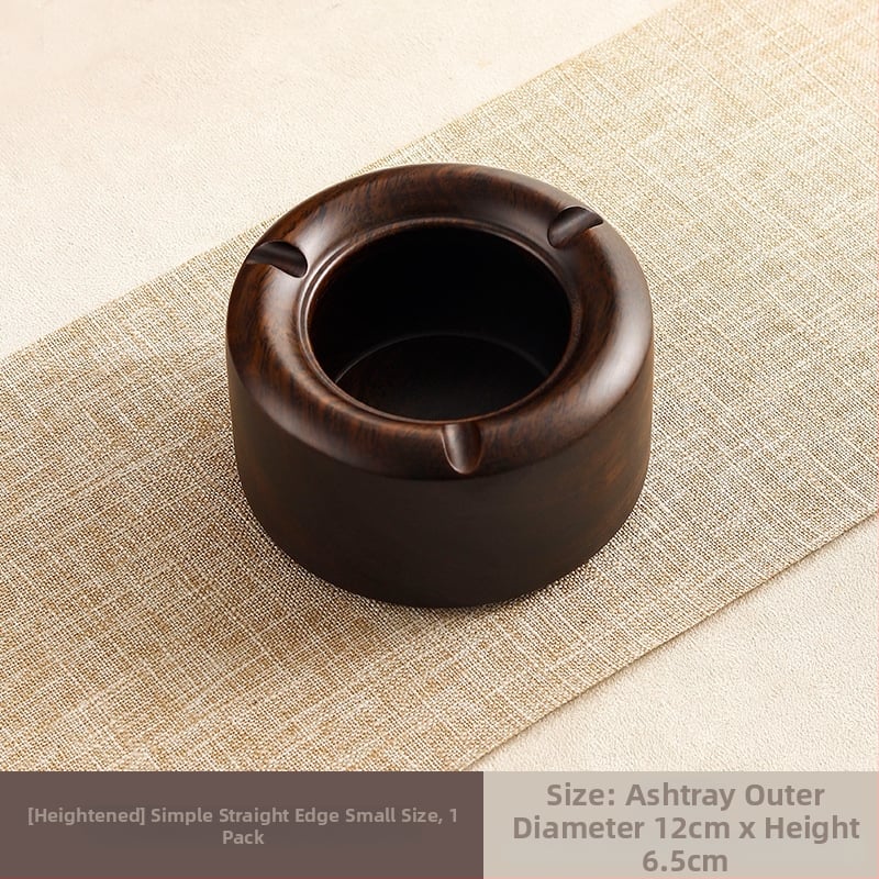 Scrumieră din lemn, stil chinezesc și stil chinezesc nou, cu capac, imprimare logo, 60 bucăți