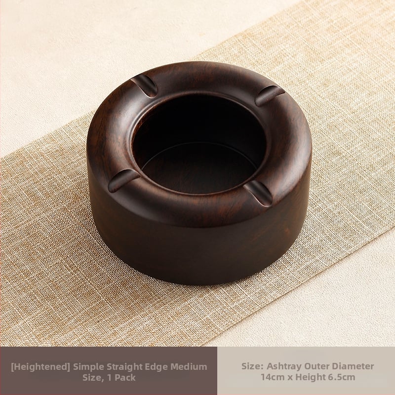 Scrumieră din lemn, stil chinezesc și stil chinezesc nou, cu capac, imprimare logo, 60 bucăți