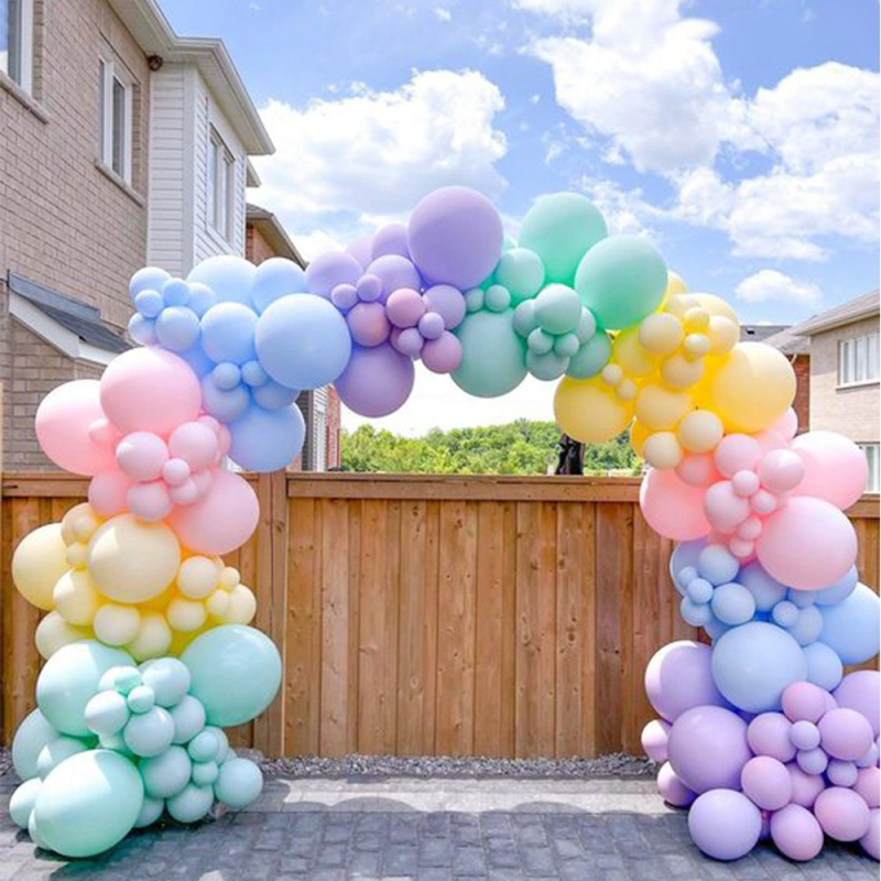 Prilagodljiva konstrukcija balonske arkade sa stupovima – komplet za vjenčanja, baby shower i rođendanske proslave