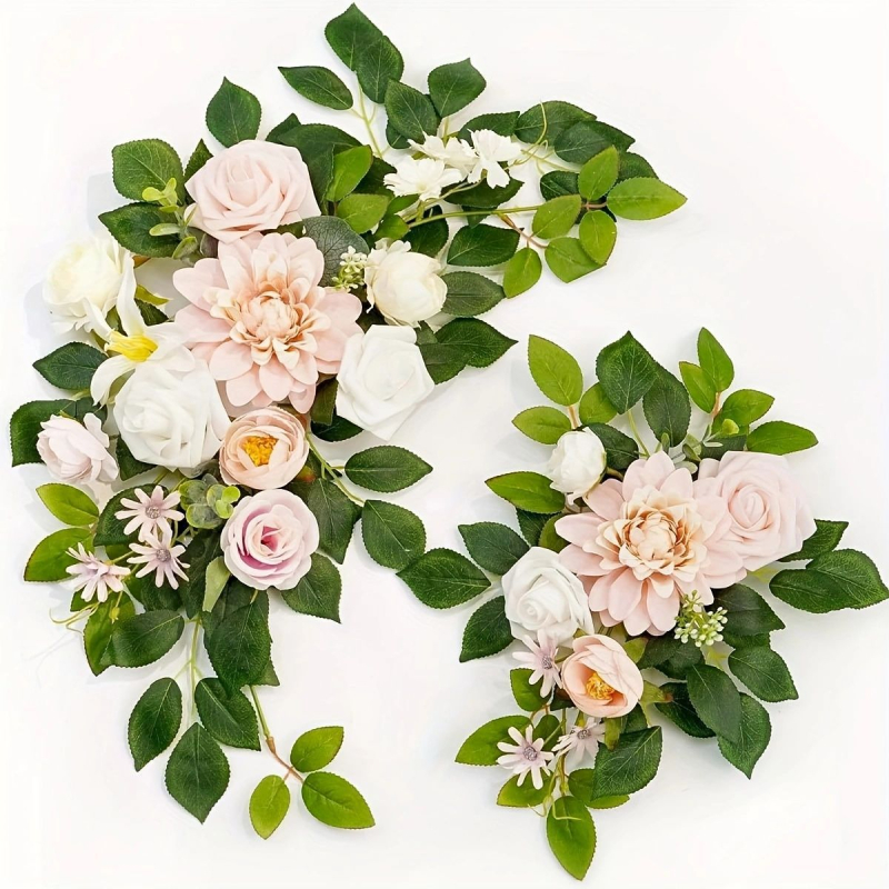 Γαμήλια Αψίδα με Μεταξωμένα Λουλούδια — Υλικό: Μεταξωμένα Λουλούδια; Συσκευασία: Opp Bag; Κατάλληλο για Γάμους