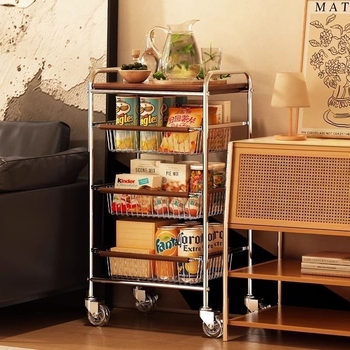 Coloană de depozitare pe 5 etaje, cu bază pe podea, rotativă și mobilă, din plastic, fără găuri