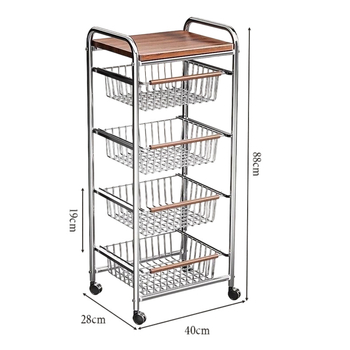 Coloană de depozitare pe 5 etaje, cu bază pe podea, rotativă și mobilă, din plastic, fără găuri