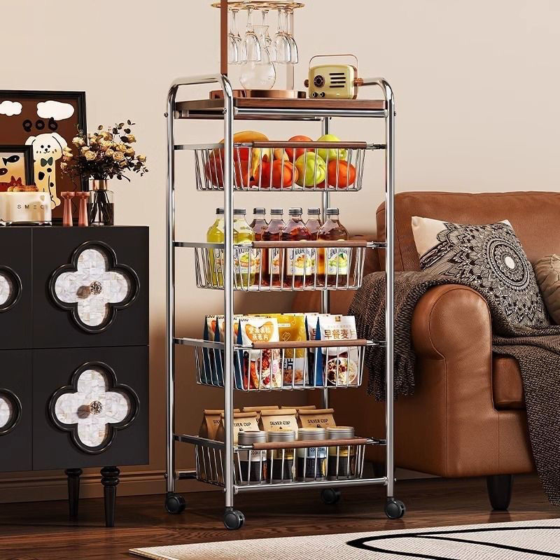 Coloană de depozitare pe 5 etaje, cu bază pe podea, rotativă și mobilă, din plastic, fără găuri