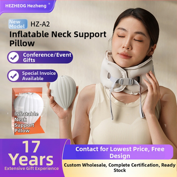 Pernă de gât gonflabilă, design în formă de U, material TPU, modelul HZ-A2, greutate 170 g