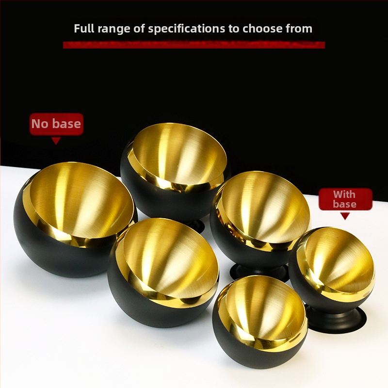 KY coș de birou din oțel inoxidabil cu spațiu de depozitare și scrumieră — stil minimalist chinezesc