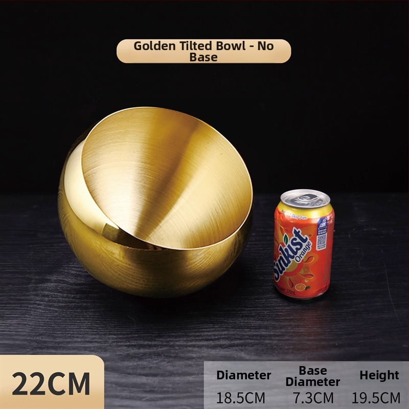 KY coș de birou din oțel inoxidabil cu spațiu de depozitare și scrumieră — stil minimalist chinezesc