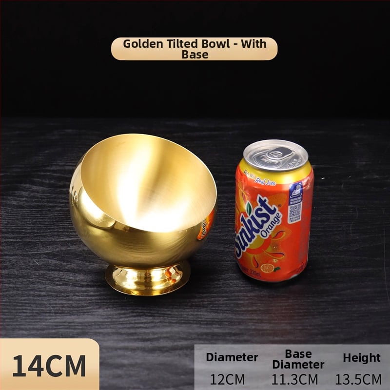 KY coș de birou din oțel inoxidabil cu spațiu de depozitare și scrumieră — stil minimalist chinezesc