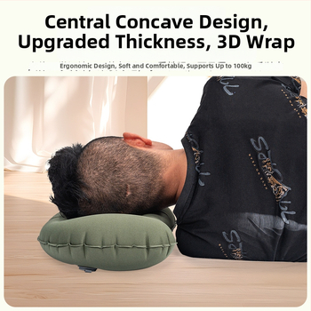 Nafukivani putnički jastuk za podršku vrata, lagan za kampiranje i letove (materijal: najlon; model hz-03; marka: Hongze gifts; prilagodljiv)
