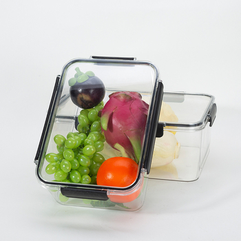 Cutie de depozitare pentru frigider, din plastic, transparentă, sigilată, multifuncțională, pentru fructe și legume