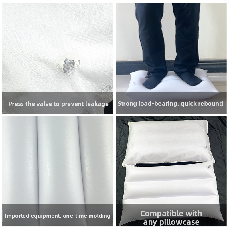 Napuhiva jastučnica za bolnicu, prijenosna za putovanja, jastuk za odmor, može se koristiti i kao podloga za noge. Materijal: ekološki PVC; tip: konvencionalni; debljina: uobičajena; prilagodba na zahtjev