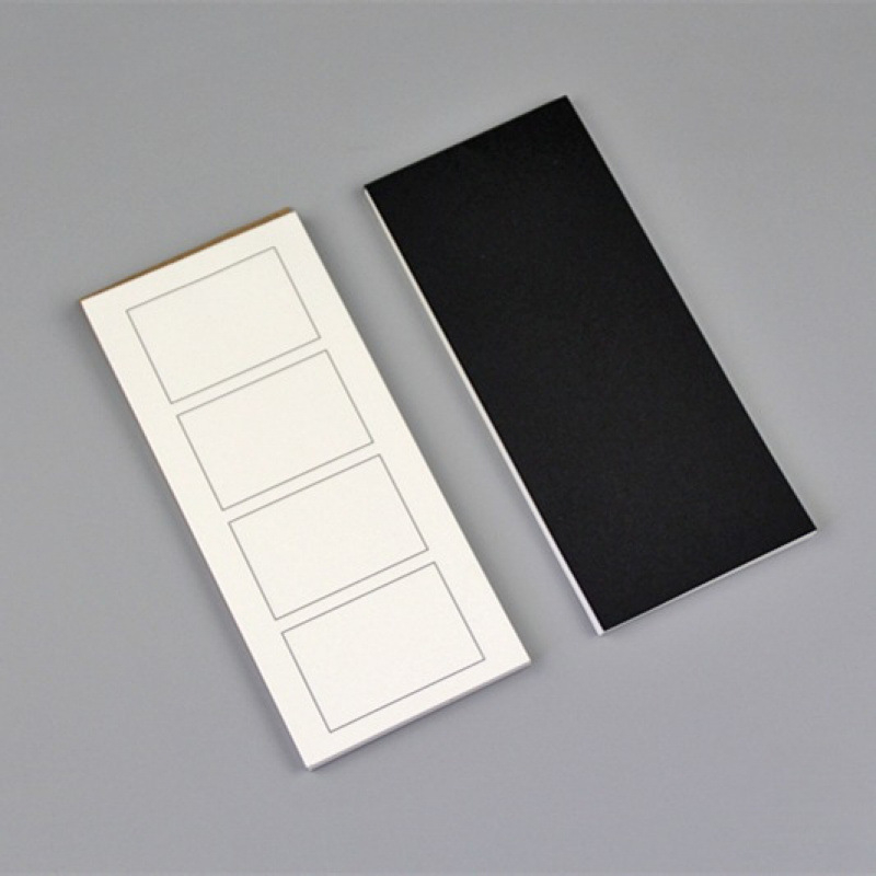 Notebook για κινηματογραφικό storyboard και τετραπλό κόμικ πάνελ — βιβλίο σχεδίασης, χαρτί τούβλο, μη αυτοκόλλητο