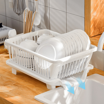 Stalak za suđe u kuhinji — plastika, marka Plastic qianyao, moderan minimalistički stil, izdan 2023