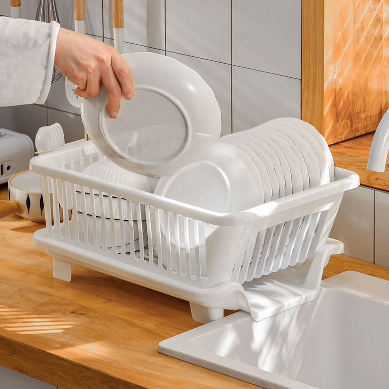 Stalak za suđe u kuhinji — plastika, marka Plastic qianyao, moderan minimalistički stil, izdan 2023