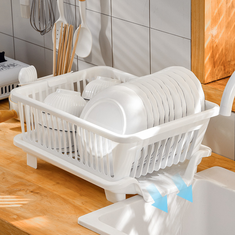 Stalak za suđe u kuhinji — plastika, marka Plastic qianyao, moderan minimalistički stil, izdan 2023