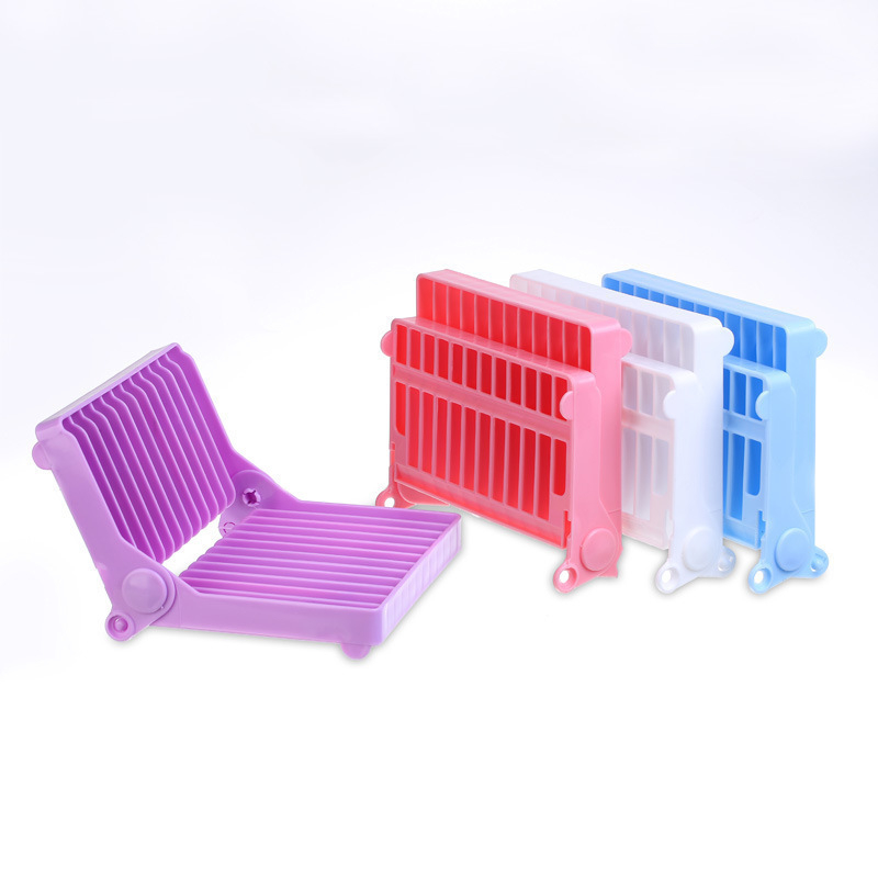 Sklopivi stalak za tanjire od plastike, bez montaže, moderni minimalistički stil, marka Lijie