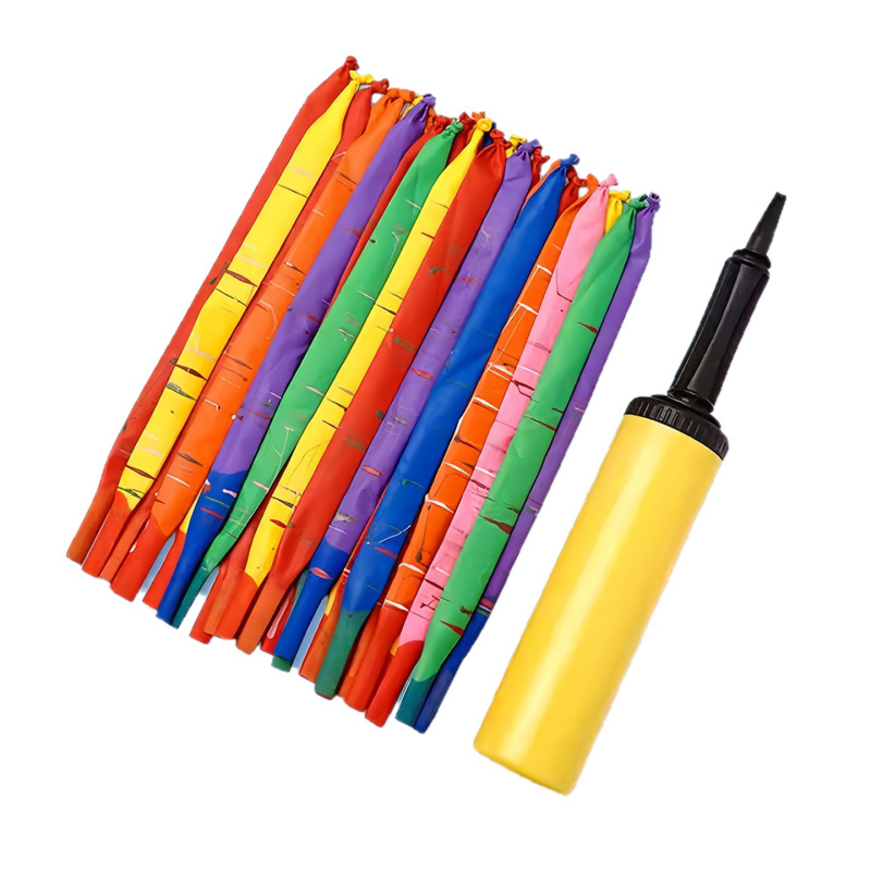 Latex balon s dugim trakama, marka Telford