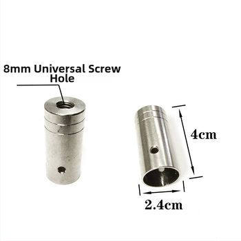 Conector din oțel inoxidabil pentru capul de undiță cu plasă — diametre 16/19/24 mm; adâncime plasă 1; sarcină 1