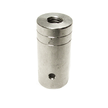 Conector din oțel inoxidabil pentru capul de undiță cu plasă — diametre 16/19/24 mm; adâncime plasă 1; sarcină 1