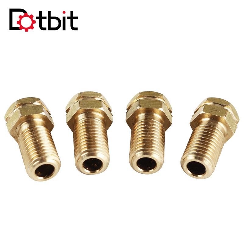 Dotbit tryska extrúzie pre UM3 – mosadz, vysokoteplotná odolnosť