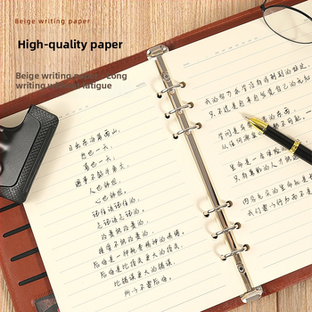 Xitong 919 caiet cu foi detașabile, hârtie Daolin, 180 de foi, cu logo imprimat.