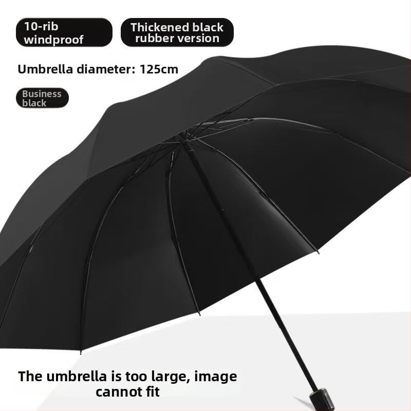 Ομπρέλα, με 12 ακτίνες, αναδιπλούμενη, χειροκίνητο άνοιγμα/κλείσιμο, UPF>50 UV προστασία, ύφασμα 190T, δυνατότητα εκτύπωσης λογοτύπου