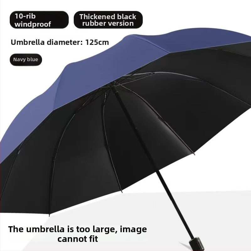 Ομπρέλα, με 12 ακτίνες, αναδιπλούμενη, χειροκίνητο άνοιγμα/κλείσιμο, UPF>50 UV προστασία, ύφασμα 190T, δυνατότητα εκτύπωσης λογοτύπου