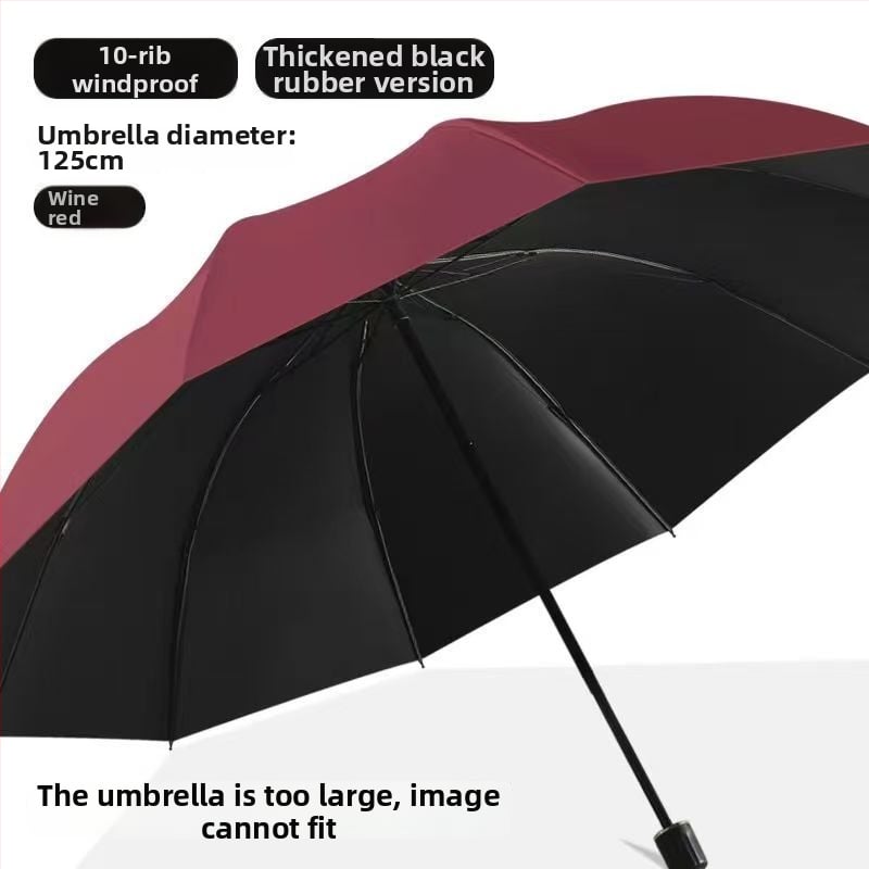 Ομπρέλα, με 12 ακτίνες, αναδιπλούμενη, χειροκίνητο άνοιγμα/κλείσιμο, UPF>50 UV προστασία, ύφασμα 190T, δυνατότητα εκτύπωσης λογοτύπου