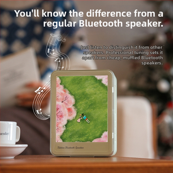 Boxă Bluetooth cu iluminare ambientală, baterie încorporată 1000–1200 mAh, putere 5W, răspuns în frecvență 100 Hz–20 kHz, carcasă ABS