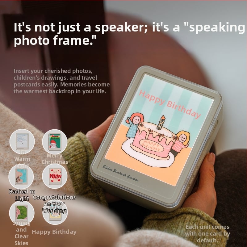 Boxă Bluetooth cu iluminare ambientală, baterie încorporată 1000–1200 mAh, putere 5W, răspuns în frecvență 100 Hz–20 kHz, carcasă ABS