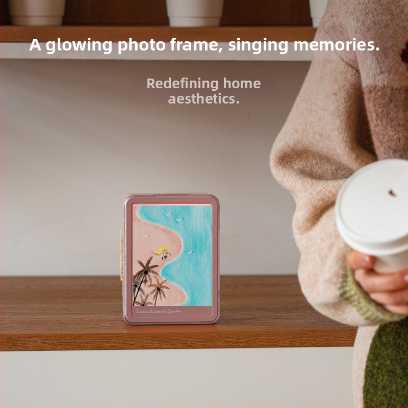 Boxă Bluetooth cu iluminare ambientală, baterie încorporată 1000–1200 mAh, putere 5W, răspuns în frecvență 100 Hz–20 kHz, carcasă ABS