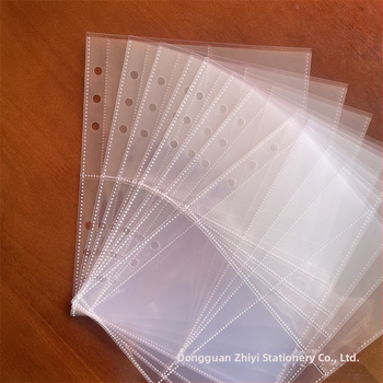 Album A5 pentru carduri, cu 6 găuri, 10 file, pagini interioare PP cu două fețe, pentru fani idoli, compatibil cu refili loose-leaf