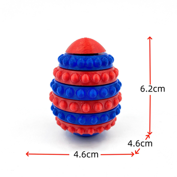 Ou de masaj imprimat 3D — dispozitiv cu două funcții pentru relaxarea degetelor, ornament decorativ pentru casă, PLA material