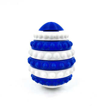 Ou de masaj imprimat 3D — dispozitiv cu două funcții pentru relaxarea degetelor, ornament decorativ pentru casă, PLA material