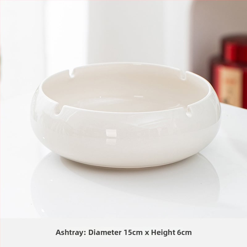 Scrumiere ceramică | Ornament decorativ de birou în stil retro (Material: ceramică; Funcție: decorare; Personalizare: disponibilă)