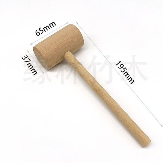 Dreveni dječji čekić za igru – materijal: buk / lotos drvo; stil: moderni minimalistički; pakiranje: kartonska kutija