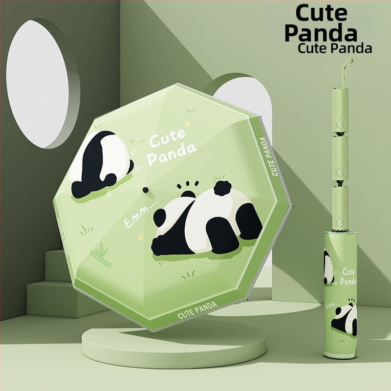 Παιδική ομπρέλα τριών τμημάτων με πόρπη, βινύλιο UV προστασία, 8 ακτίνες κράματος, αυτόματο κλείσιμο, για σχολείο