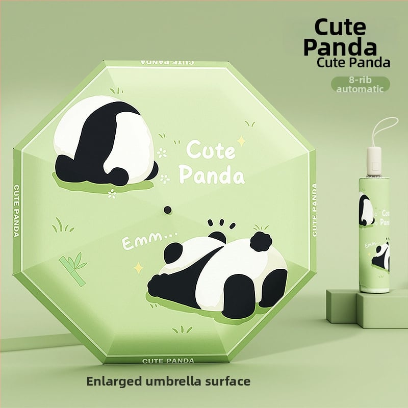 Παιδική ομπρέλα τριών τμημάτων με πόρπη, βινύλιο UV προστασία, 8 ακτίνες κράματος, αυτόματο κλείσιμο, για σχολείο