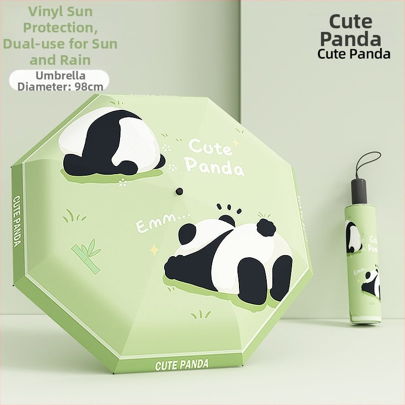 Παιδική ομπρέλα τριών τμημάτων με πόρπη, βινύλιο UV προστασία, 8 ακτίνες κράματος, αυτόματο κλείσιμο, για σχολείο