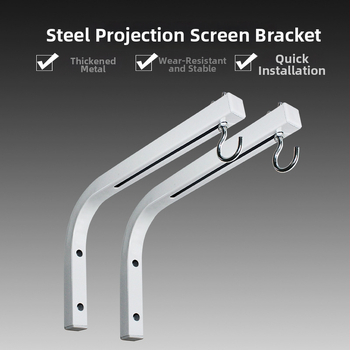 Fly Rima ecran de proiecție electric, suport de montaj portabil la unghi de 90°, raport de aspect 16:9/4:3, greutate 2 kg