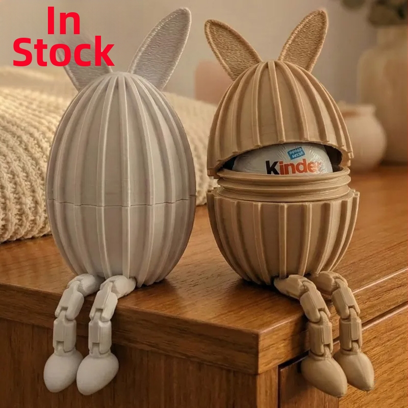 Cutie Cadou Ouă de Paște, în Poziție Șezândă, Imprimată 3D din PLA | Model 20260112