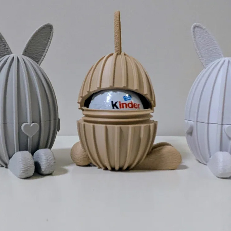 Cutie Cadou Ouă de Paște, în Poziție Șezândă, Imprimată 3D din PLA | Model 20260112