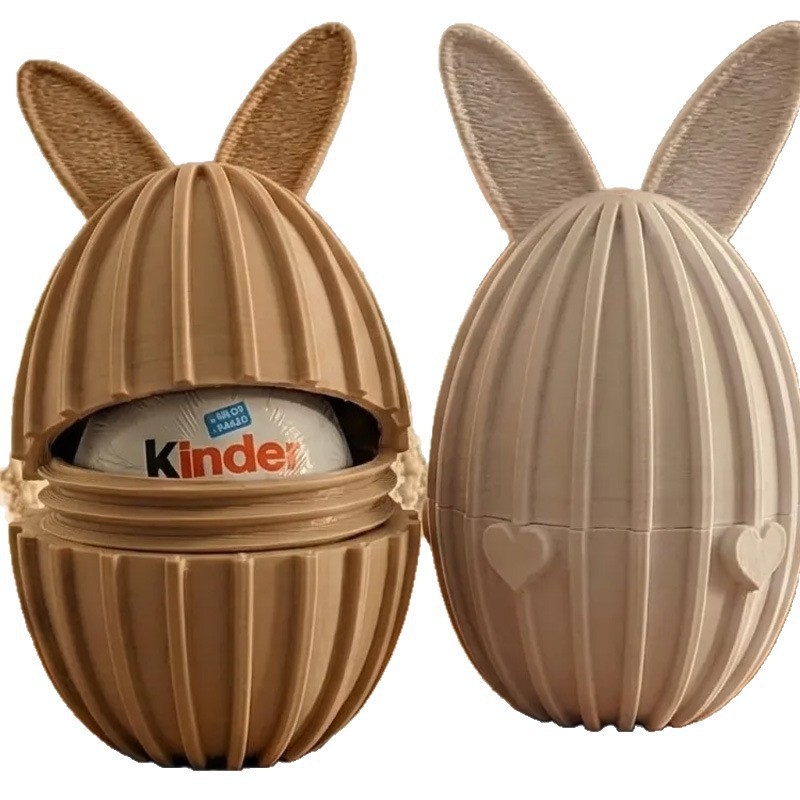 Cutie Cadou Ouă de Paște, în Poziție Șezândă, Imprimată 3D din PLA | Model 20260112