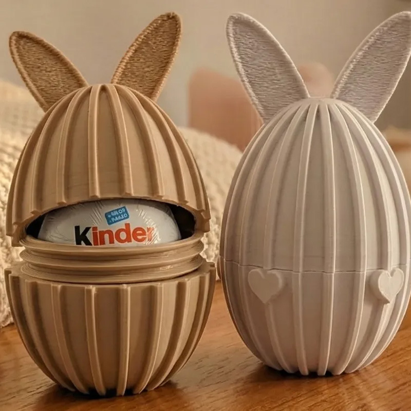 Cutie Cadou Ouă de Paște, în Poziție Șezândă, Imprimată 3D din PLA | Model 20260112
