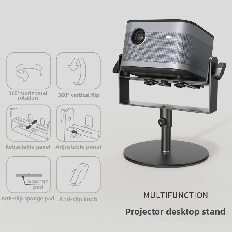 Suport de proiector pentru birou - fără găuri, braț flexibil; compatibil cu Z6X, H3S, Dangbei, Xiaomi; Brand hvayiey