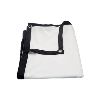 VEIDADZ Ecran de proiecție pliabil, pentru uz casnic, țesătură din mătase lapte, poliester